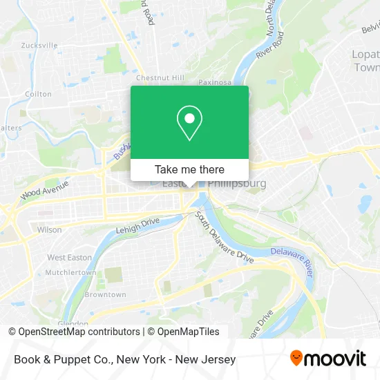 Book & Puppet Co. map