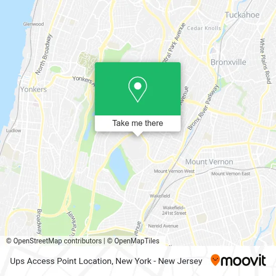Ups Access Point Location map