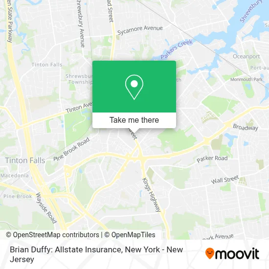 Brian Duffy: Allstate Insurance map