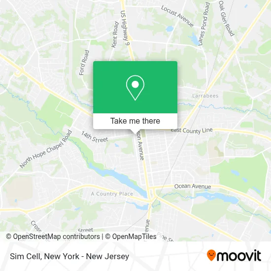Sim Cell map