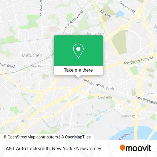 A&T Auto Locksmith map
