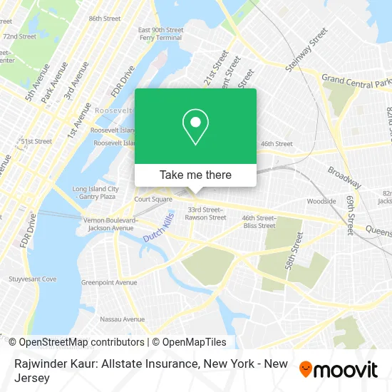 Rajwinder Kaur: Allstate Insurance map