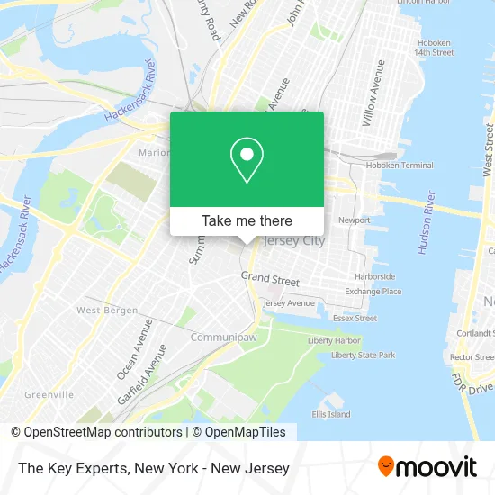 The Key Experts map