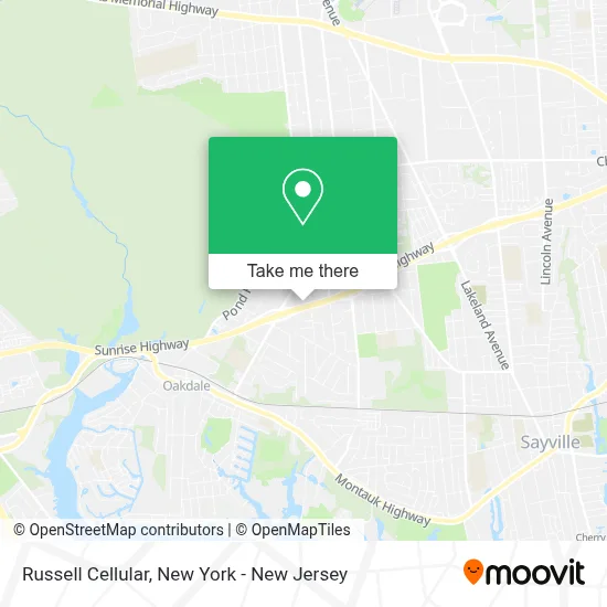 Russell Cellular map