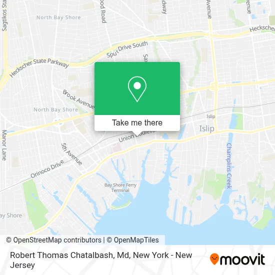 Robert Thomas Chatalbash, Md map