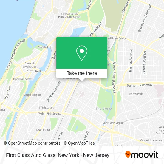 First Class Auto Glass map