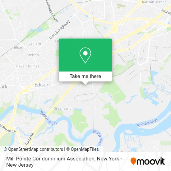 Mill Pointe Condominium Association map