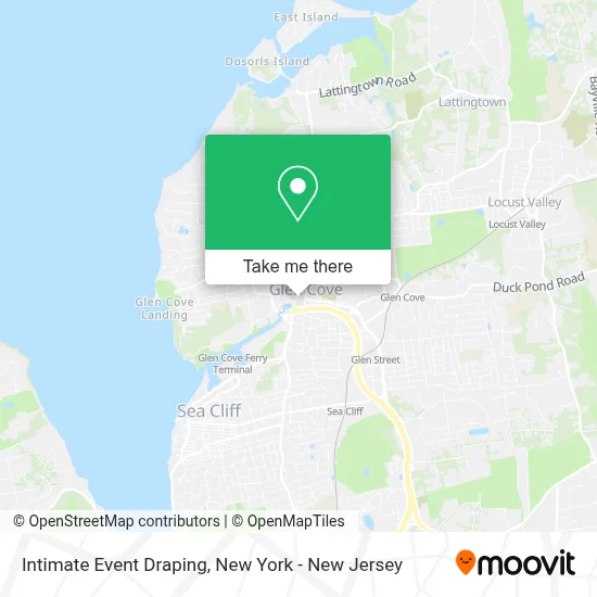 Intimate Event Draping map