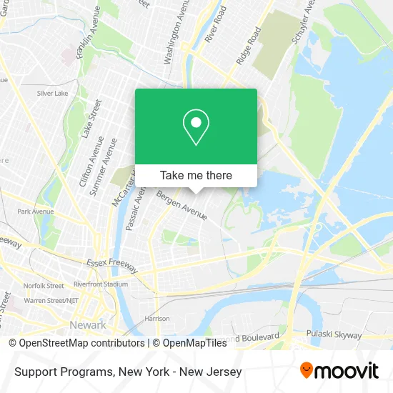 Support Programs map