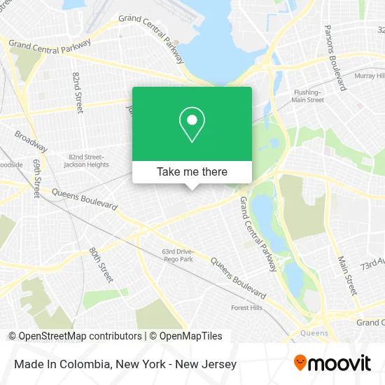 Made In Colombia map