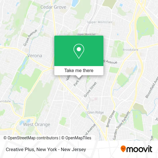 Creative Plus map