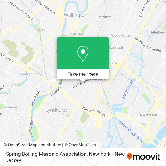 Spring Boiling Masonic Association map