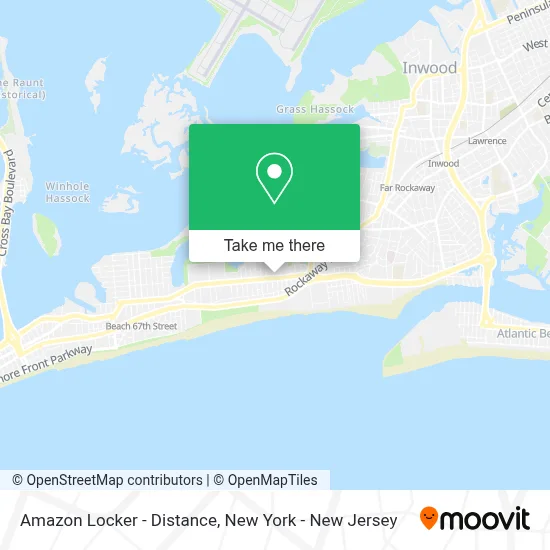 Amazon Locker - Distance map