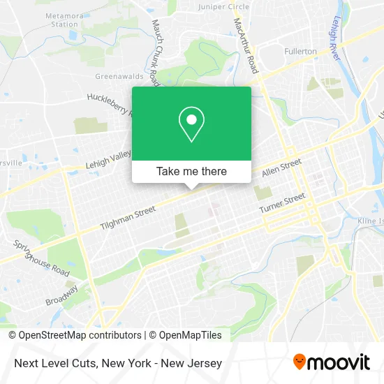 Next Level Cuts map