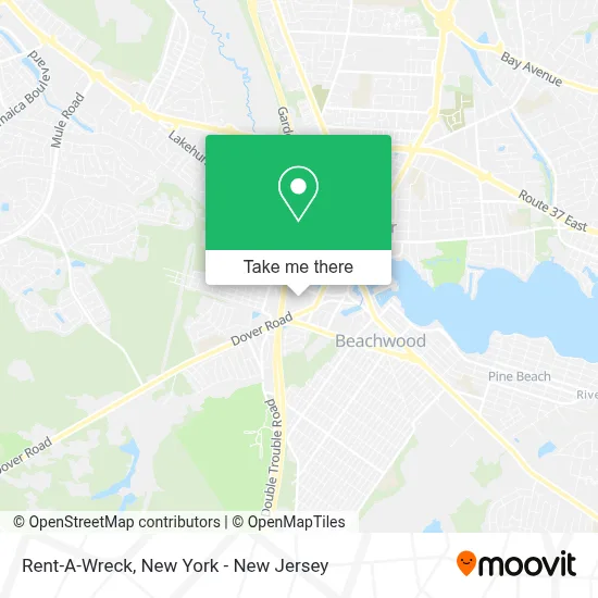 Rent-A-Wreck map