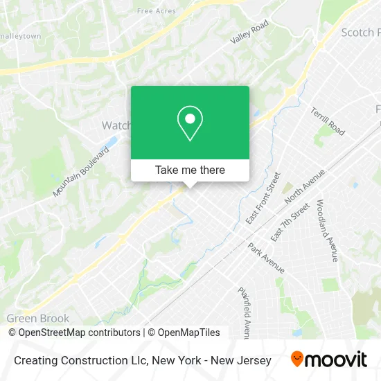 Creating Construction Llc map
