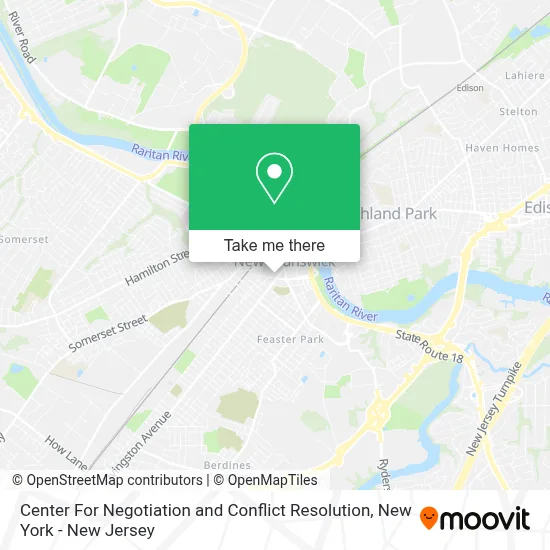 Center For Negotiation and Conflict Resolution map