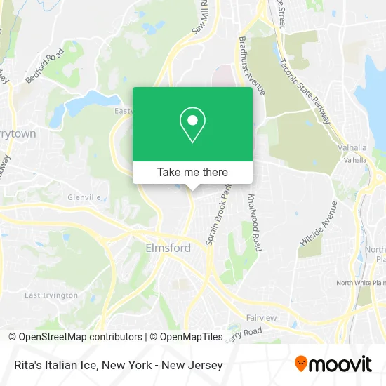 Rita's Italian Ice map