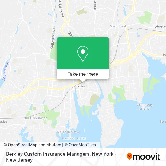 Berkley Custom Insurance Managers map
