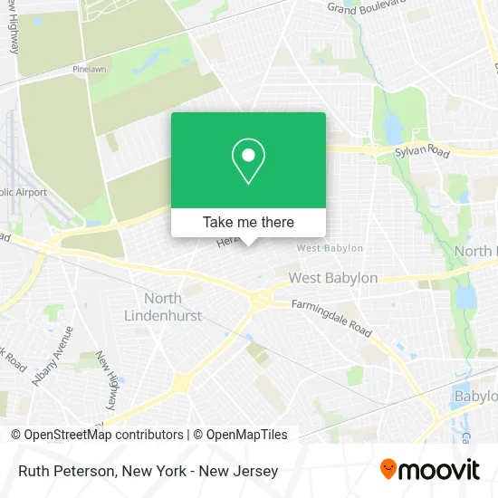 Ruth Peterson map