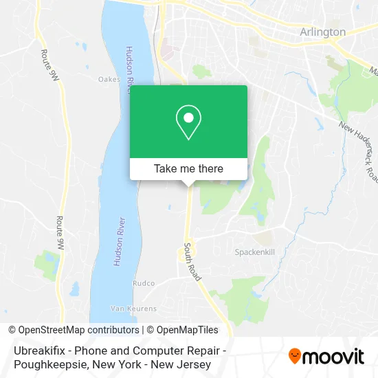 Ubreakifix - Phone and Computer Repair - Poughkeepsie map