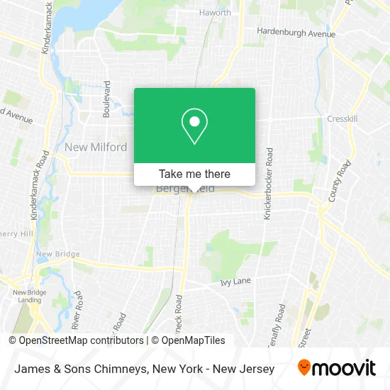 James & Sons Chimneys map