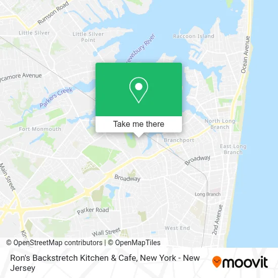 Ron's Backstretch Kitchen & Cafe map