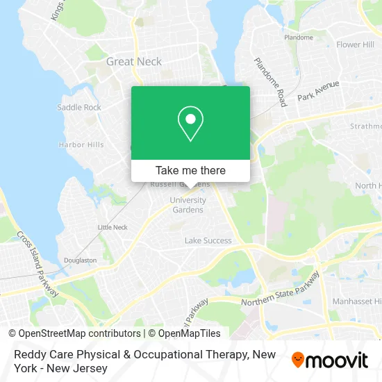 Reddy Care Physical & Occupational Therapy map