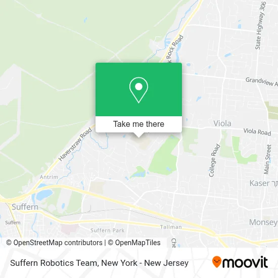 Suffern Robotics Team map