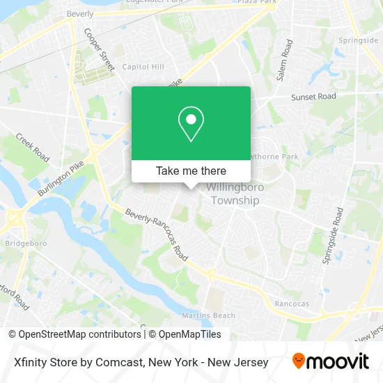 Xfinity Store by Comcast map