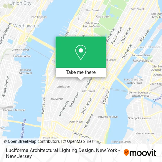 Luciforma Architectural Lighting Design map