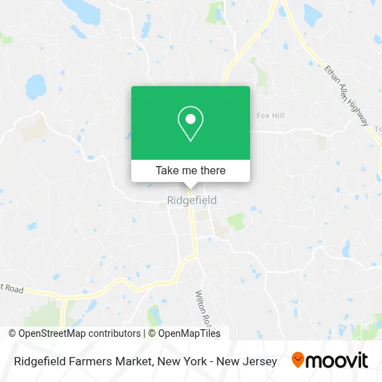 Ridgefield Farmers Market map