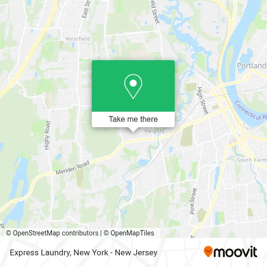 Express Laundry map
