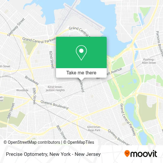 Precise Optometry map