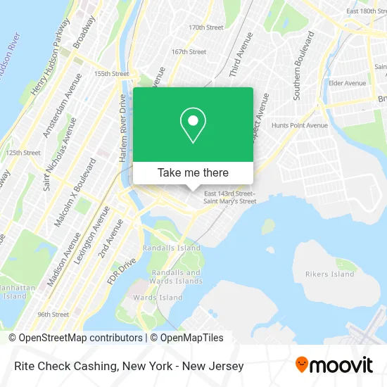 Rite Check Cashing map