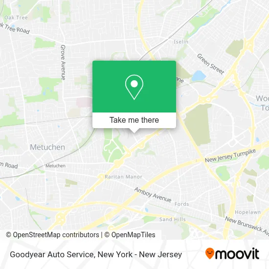 Goodyear Auto Service map