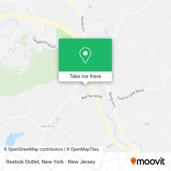 Reebok Outlet map