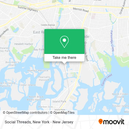 Social Threads map