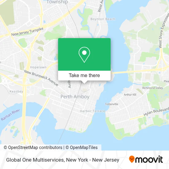 Global One Multiservices map