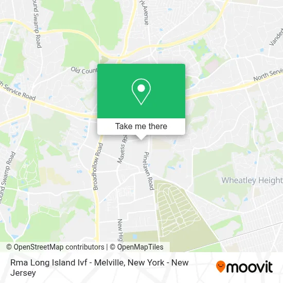 Rma Long Island Ivf - Melville map