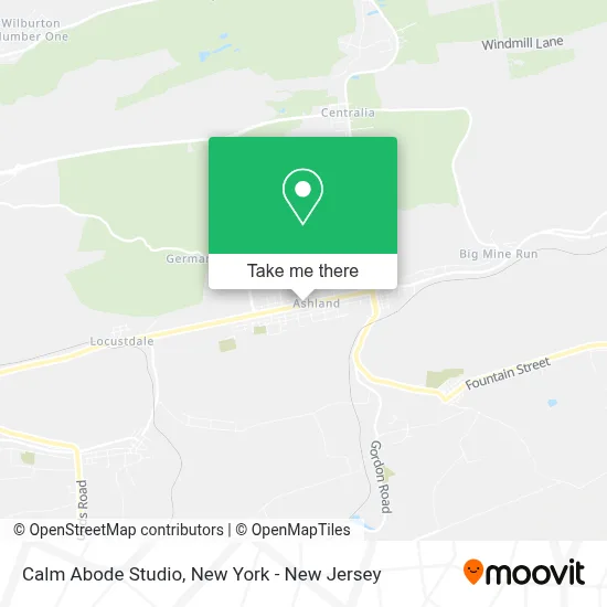 Calm Abode Studio map