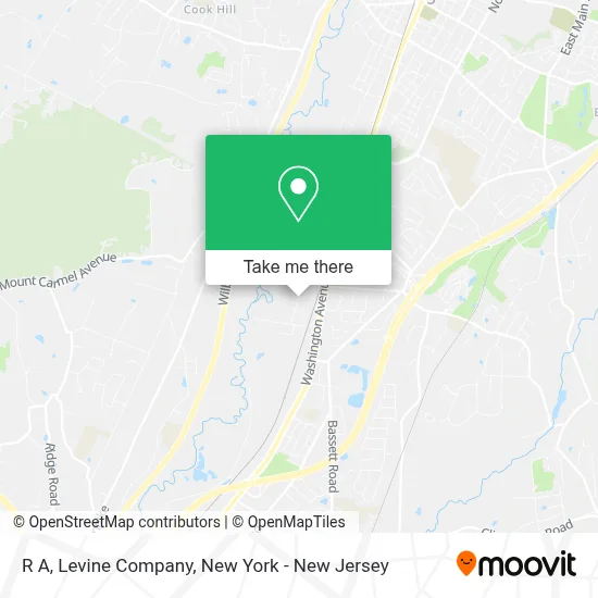 R A, Levine Company map