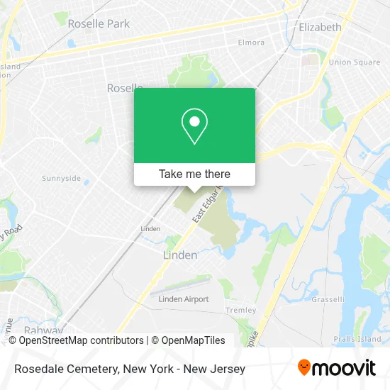 Rosedale Cemetery map