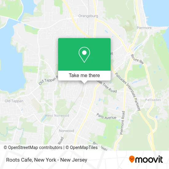 Roots Cafe map