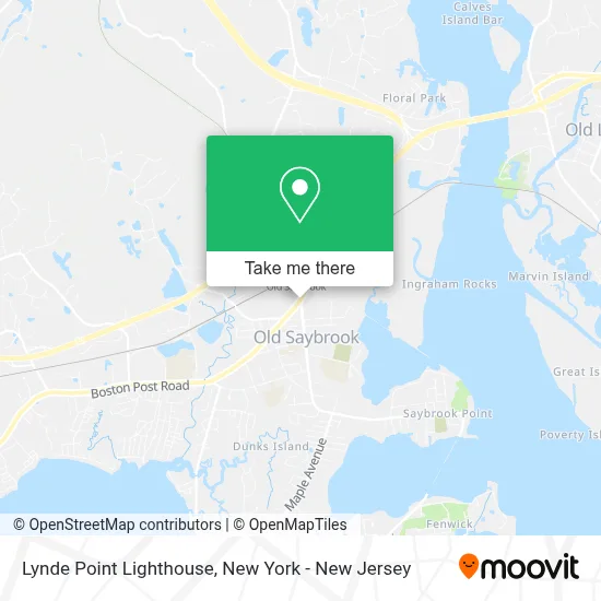 Lynde Point Lighthouse map