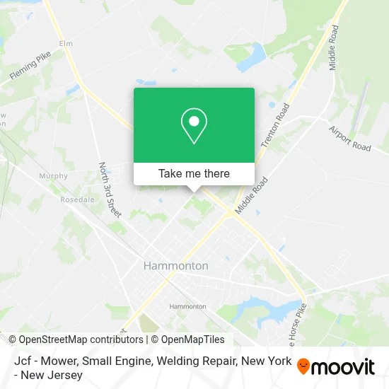 Jcf - Mower, Small Engine, Welding Repair map