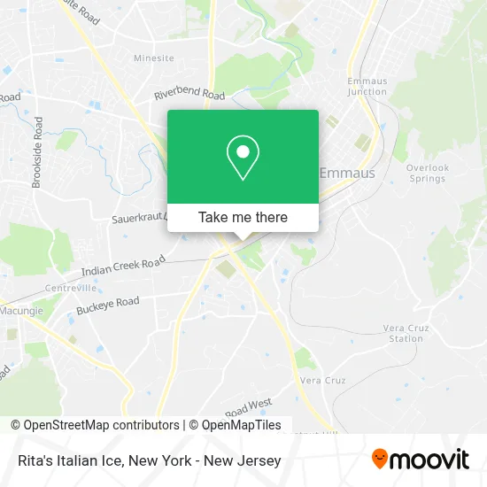 Rita's Italian Ice map