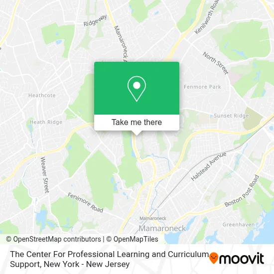 The Center For Professional Learning and Curriculum Support map