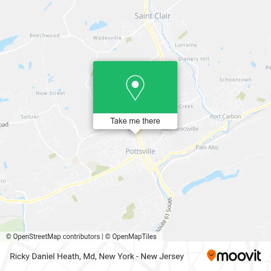 Ricky Daniel Heath, Md map