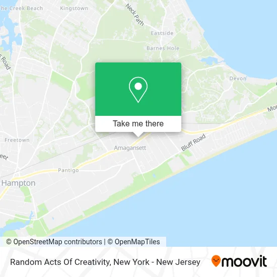 Random Acts Of Creativity map